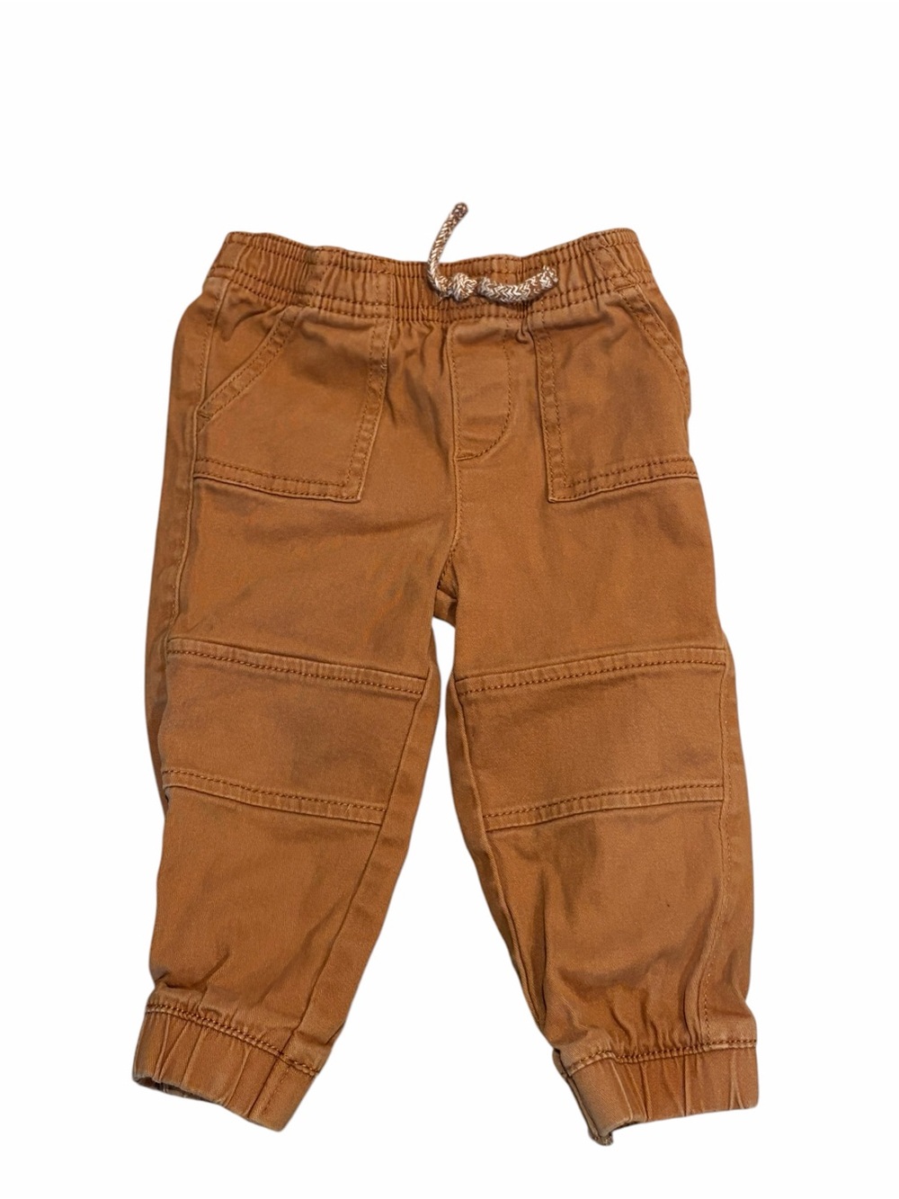 Jumping Beans Jogger Pants 18M Brown Pull On Elastic Waist Toddler